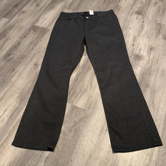 GAP Pants Boot Cut Stretch Womens 14 Gray Flannel Brushed Cotton Blend 5-Pocket - Picture 1 of 6